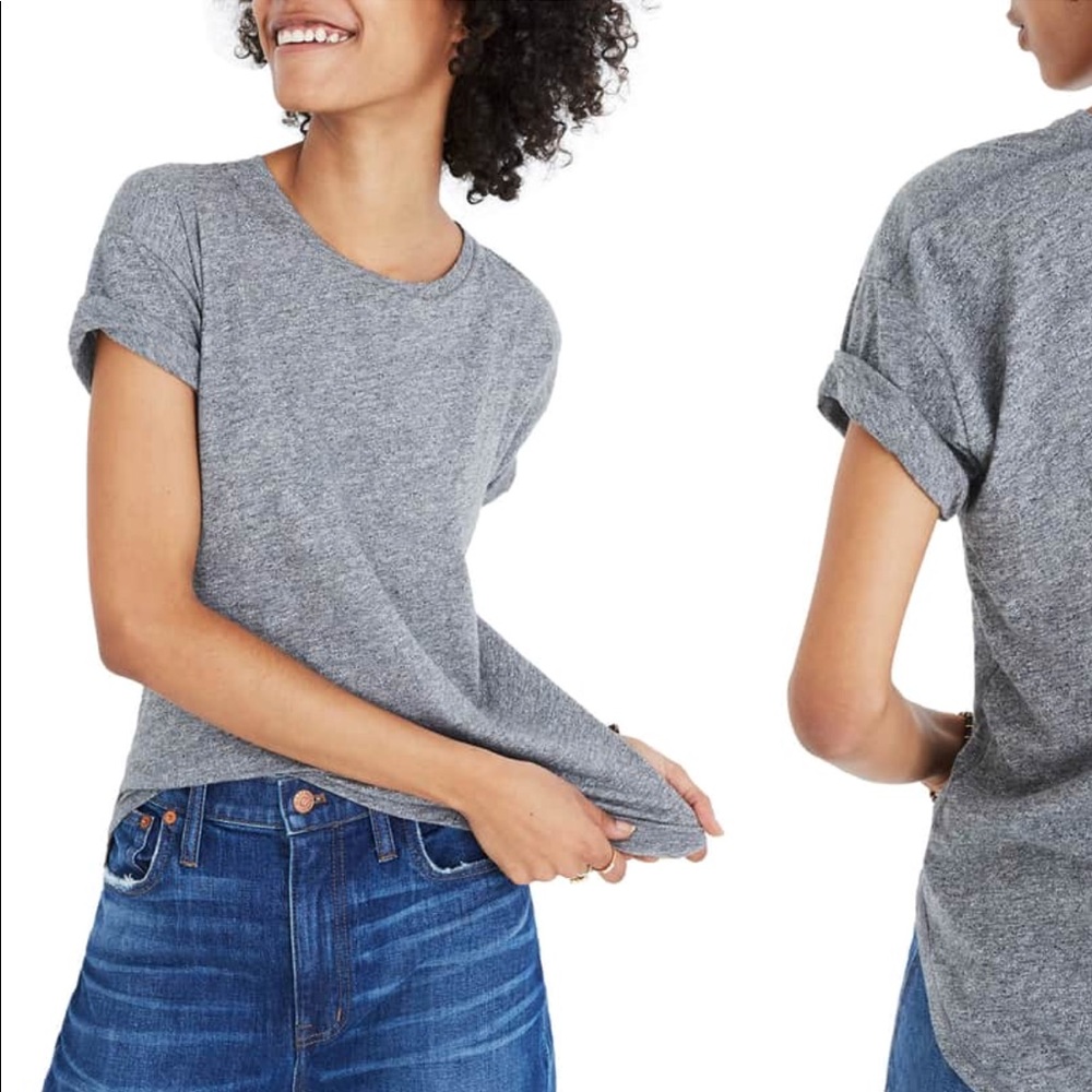 Lot of 3 Madewell Whisper Cotton Crewneck Tees